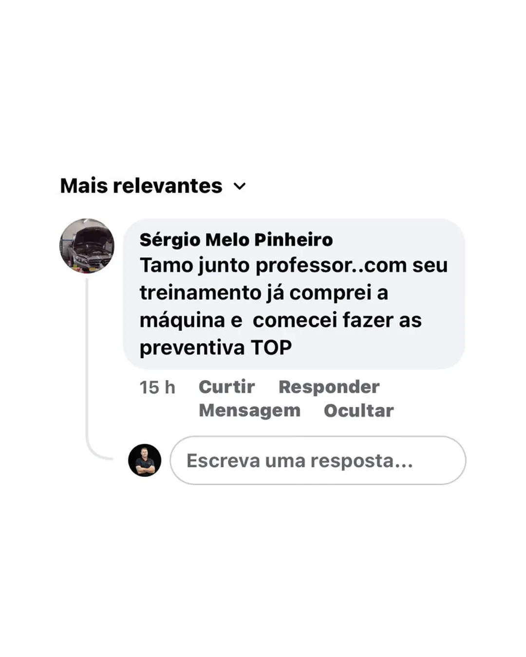 Depoimento de aluno 4