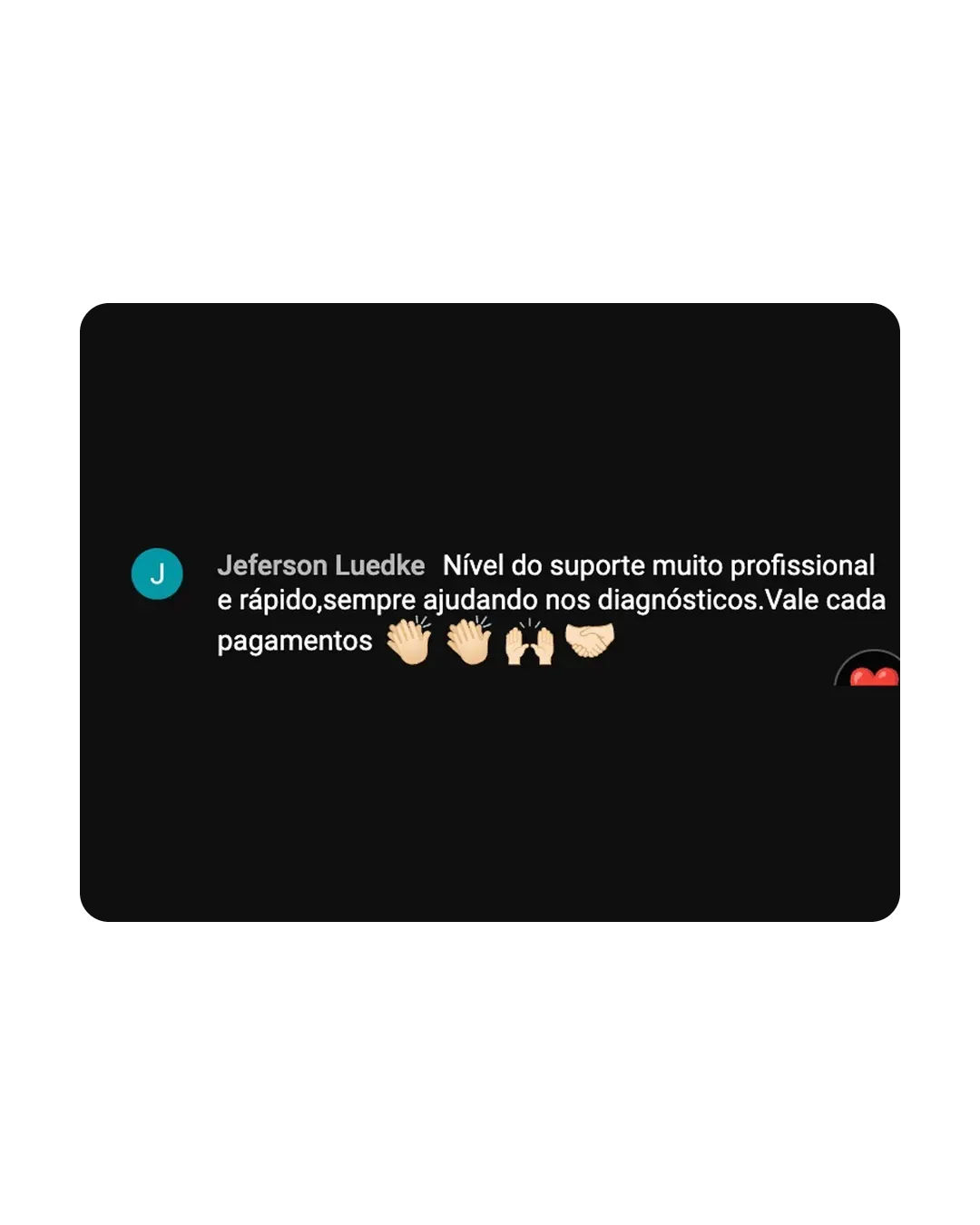 Print de conversa com aluno 8
